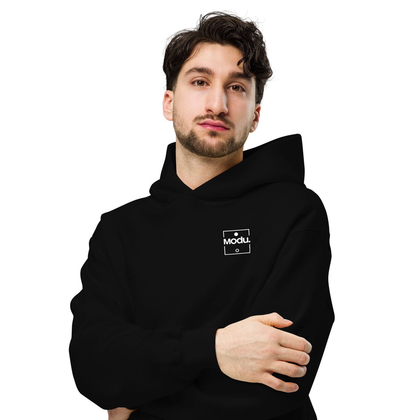 Black Circle. Oversized Hoodie Black | Baseline