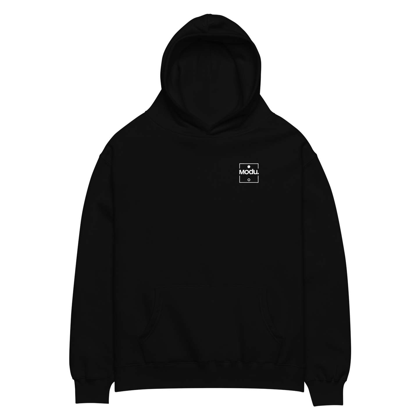 Black Circle. Oversized Hoodie Black | Baseline
