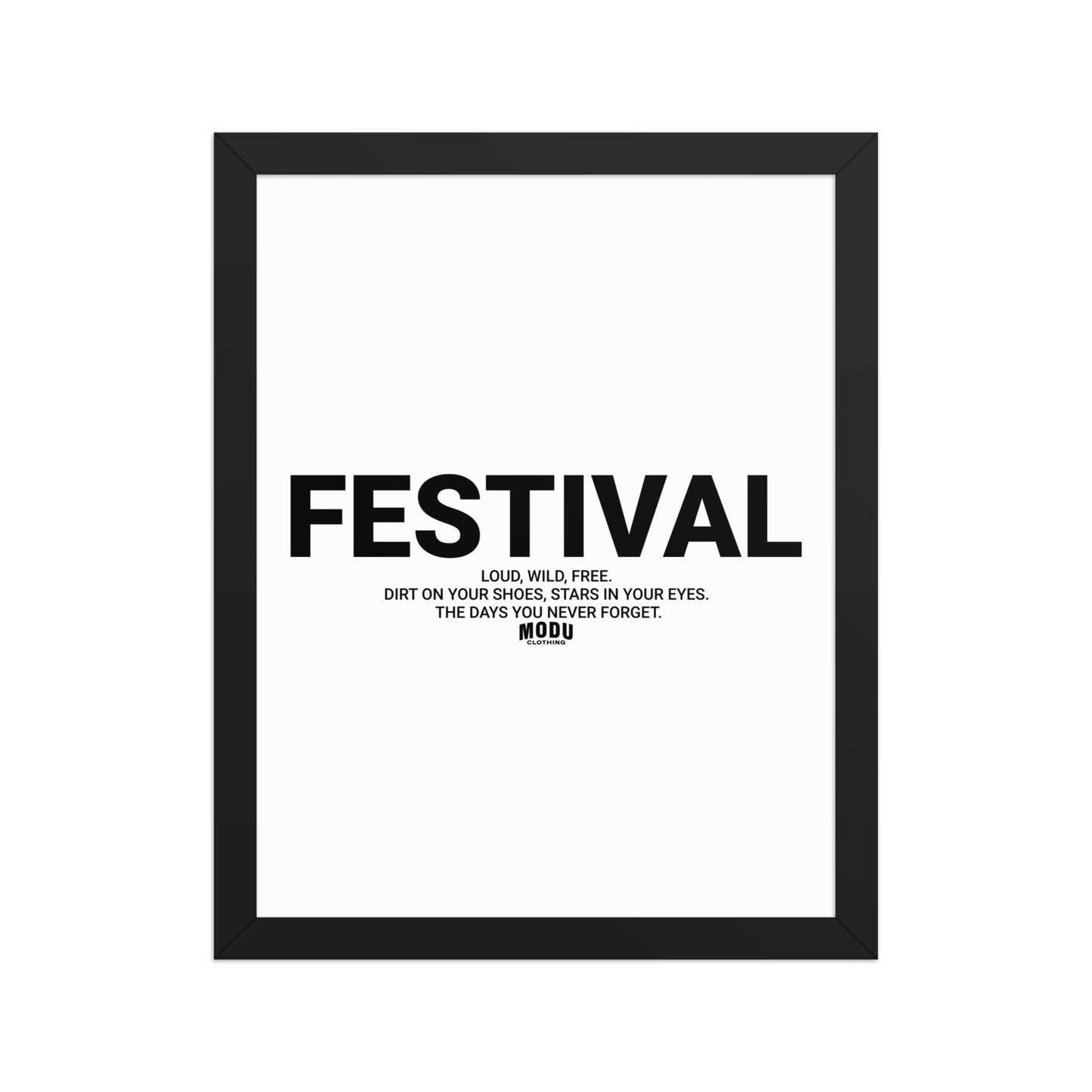 FESTIVAL. Poster | NIGHT ESSENTIALS