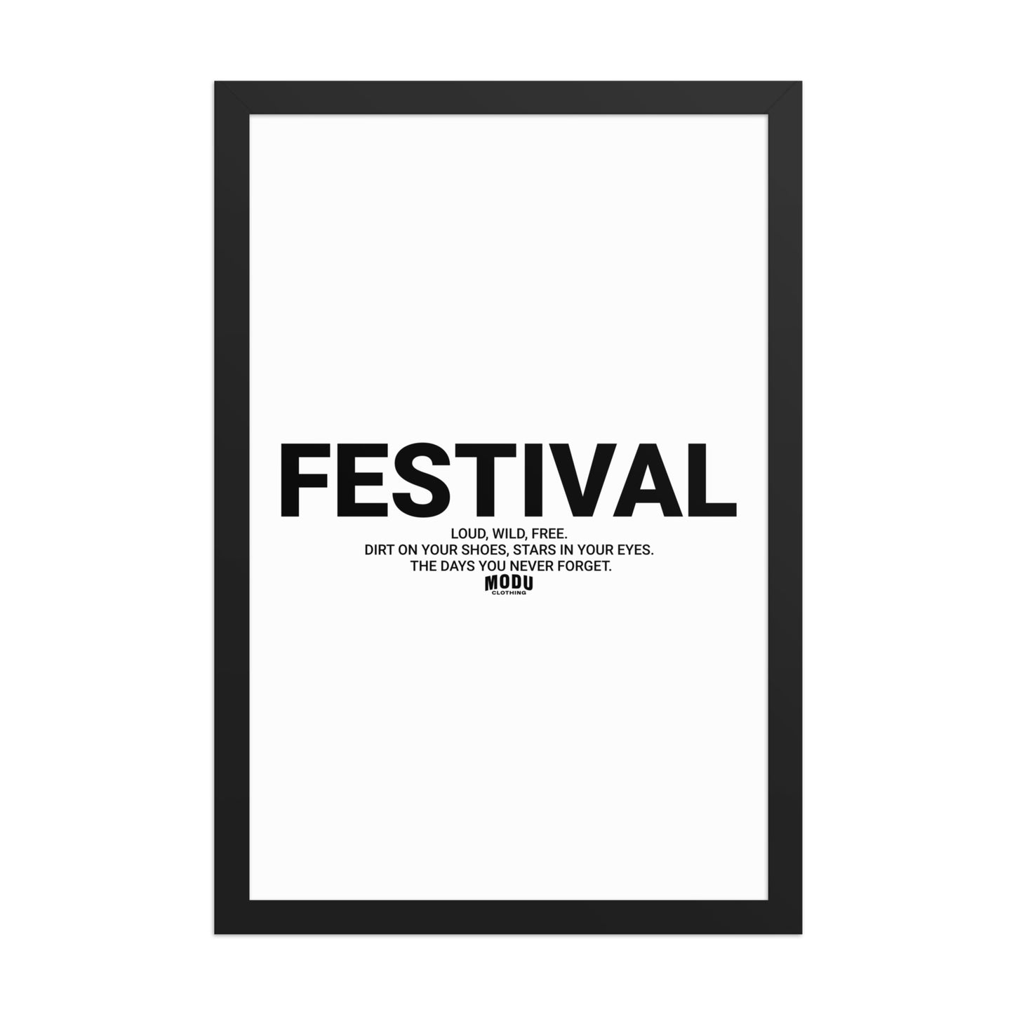 FESTIVAL. Poster | NIGHT ESSENTIALS