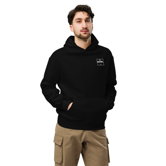 Black Circle. Oversized Hoodie Black | Baseline