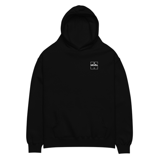 Black Circle. Oversized Hoodie Black | Baseline
