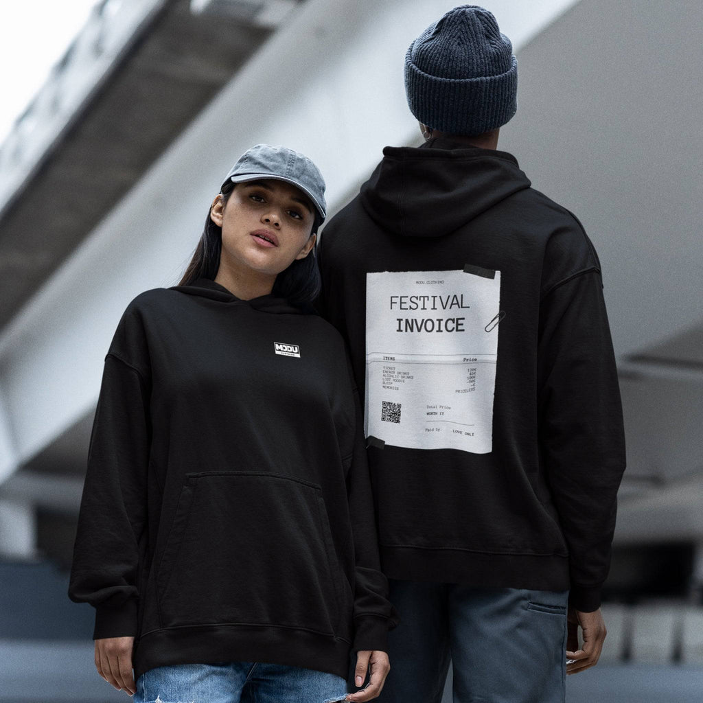 FESTIVAL INVOICE. Oversized Hoodie