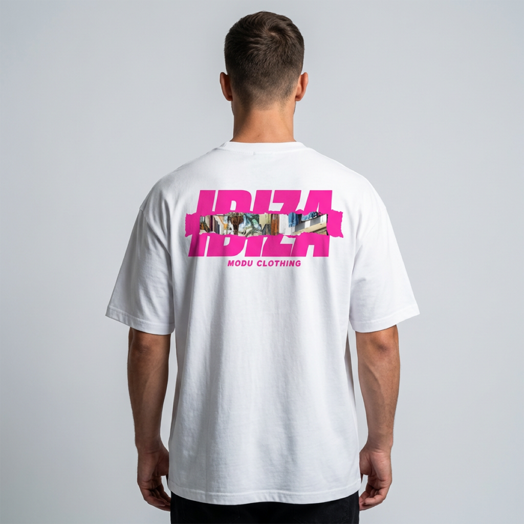 IBIZA CITY. Oversized Shirt
