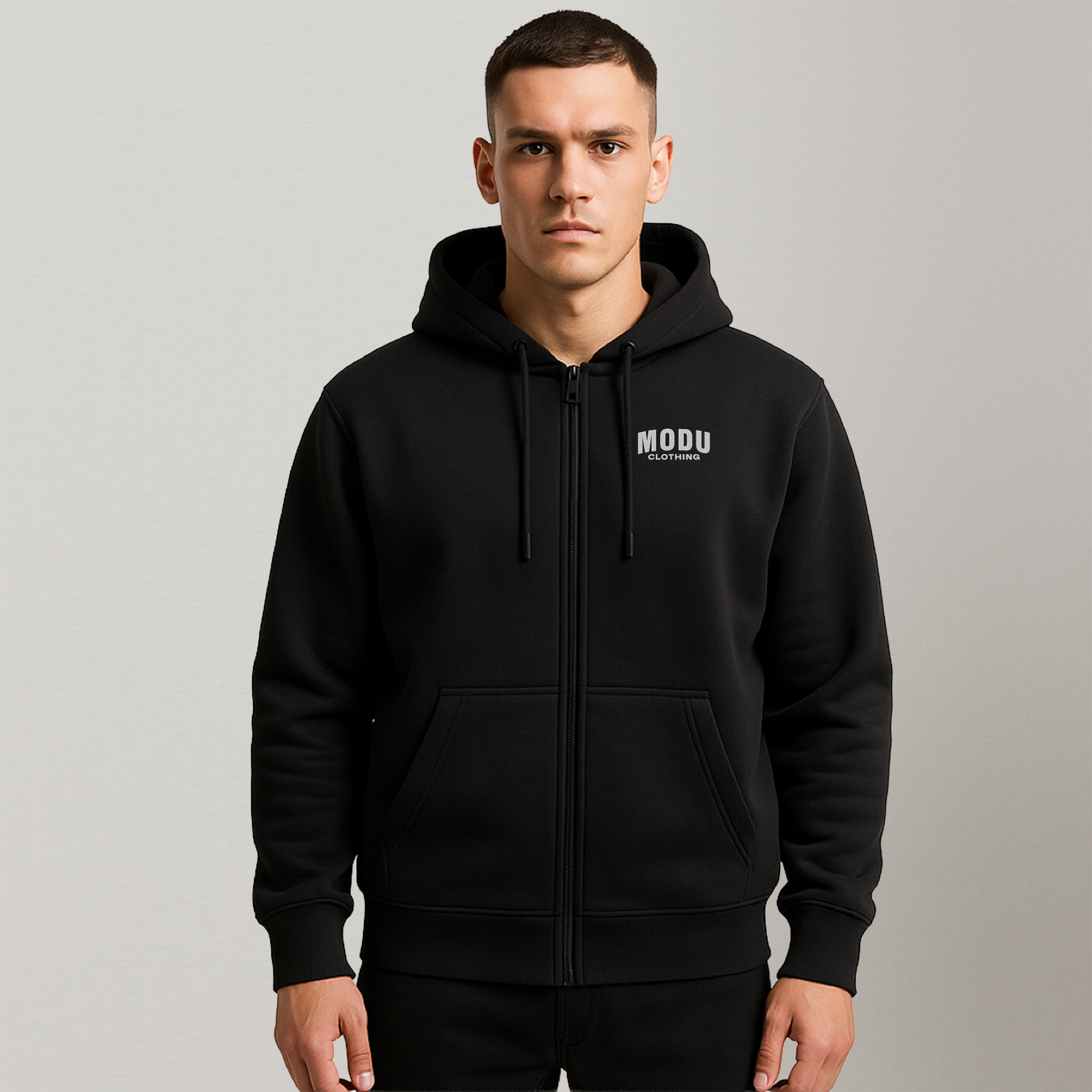 STICHTED. Zip Hoodie