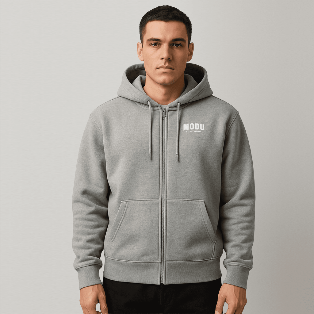 STICHTED. Zip Hoodie