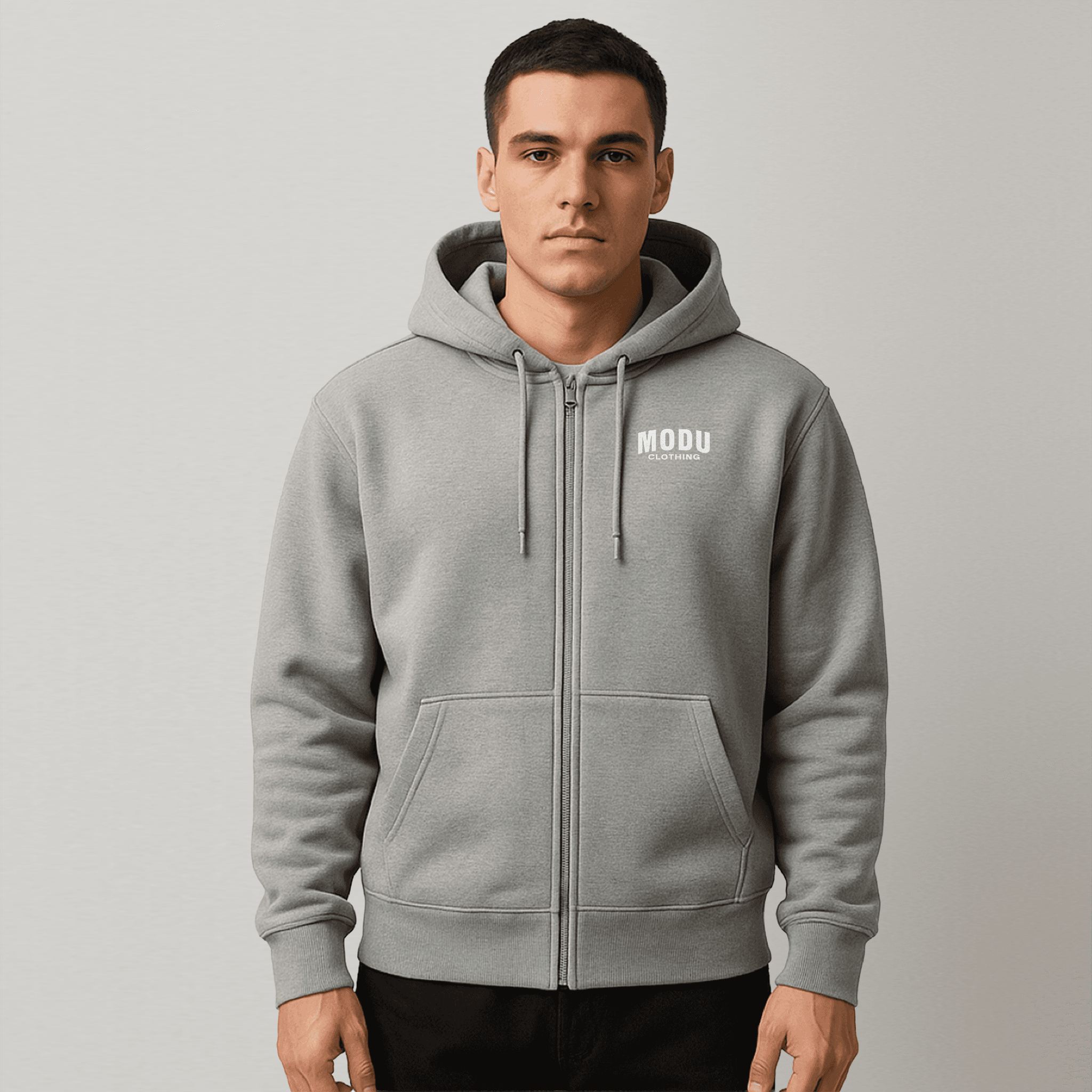 STICHTED. Zip Hoodie