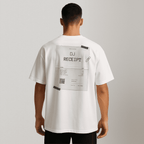 DJ RECEIPT. Oversized Shirt
