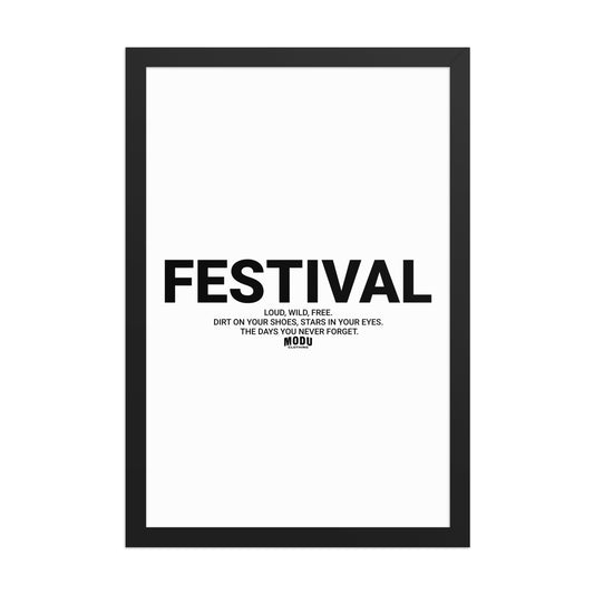 FESTIVAL. Poster | NIGHT ESSENTIALS